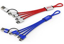 Promotional braided charging cable