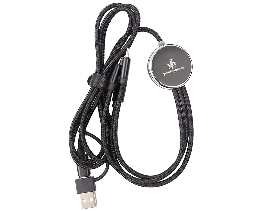 Long XL Charging Cable with Custom Logo